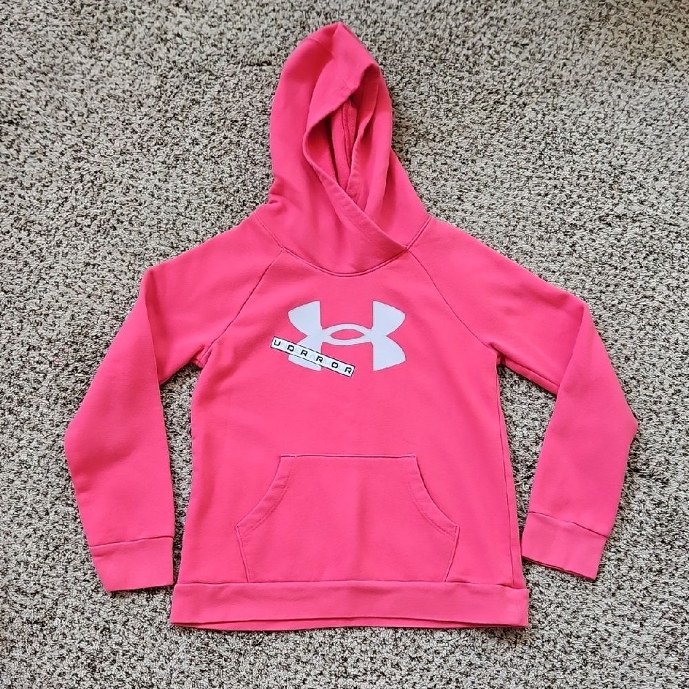 Under Armour Kids Bright Pink Hoodie